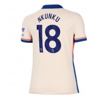 Camiseta Chelsea Christopher Nkunku #18 Segunda Equipación Replica 2024-25 para mujer mangas cortas